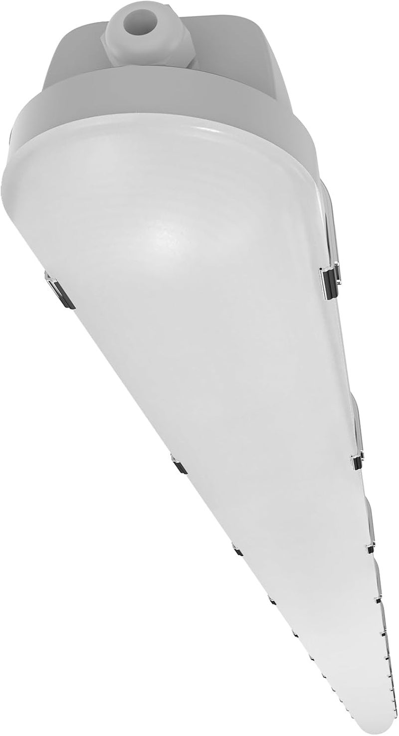 Hyperlite 8 Foot LED Vapor Proof Light, 15600lm IP66 Waterproof Vapor Tight Led Lights Fixture, 120w/100w/80w, 120-277V, Dimmable Outdoor Shop Light for Carports, Gas Station, Garage ETL Listed - Image 1